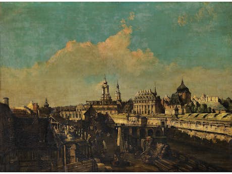 Bernardo Bellotto, auch genannt Canaletto , 1721 Venedig – 1780 Warschau, Nachfolge des